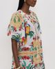 Coniglio Palm Beach Coniglio Palm Beach Flagler Mini Dress Tropical Aviary Ivory Breeze One - 4