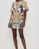 Coniglio Palm Beach Coniglio Palm Beach Flagler Mini Dress Tropical Aviary Ivory Breeze One - 5