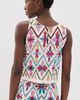 Coniglio Palm Beach Coniglio Palm Beach Palmo Tank LATTICE FLORAL LOTUS FLOWER One - 3