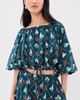 Coniglio Palm Beach Coniglio Palm Beach Sailfish Blouse SAILING KNOTS STARBOARD NAVY One - 2