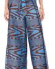 Coniglio Palm Beach Coniglio Palm Beach Two Panel Wrap Pants IKAT STRIPE MARBLE AZUL - 1