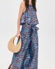 Coniglio Palm Beach Coniglio Palm Beach Two Panel Wrap Pants IKAT STRIPE MARBLE AZUL - 5