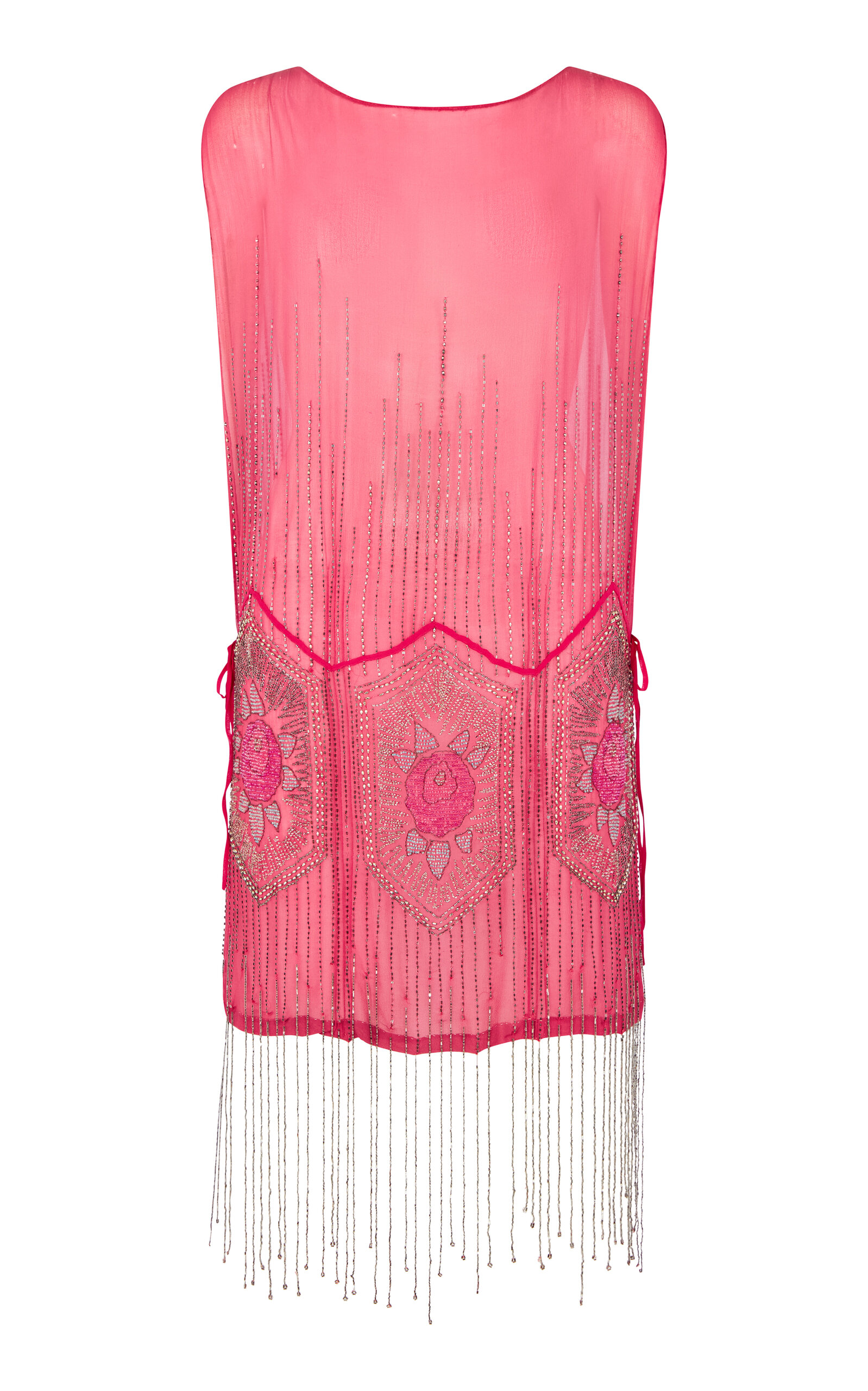 Conner Ives Conner Ives Demi Couture Sequined Silk Chiffon Top