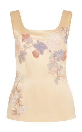 Conner Ives Conner Ives Embroidered Silk Top