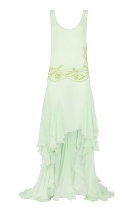 Conner Ives Conner Ives Lady Liberty Silk Chiffon Gown
