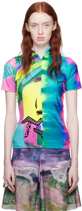 Conner Ives Conner Ives Multicolor Printed T-Shirt