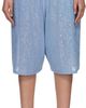 Conner Ives Conner Ives SSENSE Exclusive Blue Lace Basketball Shorts - 1