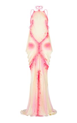 Conner Ives Conner Ives Tilapia Fish Satin Gown