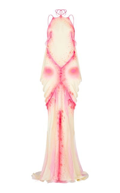 Conner Ives Conner Ives Tilapia Fish Satin Gown