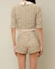 Contessa Mills Contessa Mills Blair Whimsical Feminine Lambskin-Trim Cardigan - 4