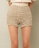 Contessa Mills Contessa Mills Blair Whimsical Lambskin-Trimmed Novelty Shorts - 1
