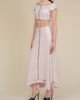 Contessa Mills Contessa Mills Coraline Charcoal Shell-Button Satin Crop Top - 3