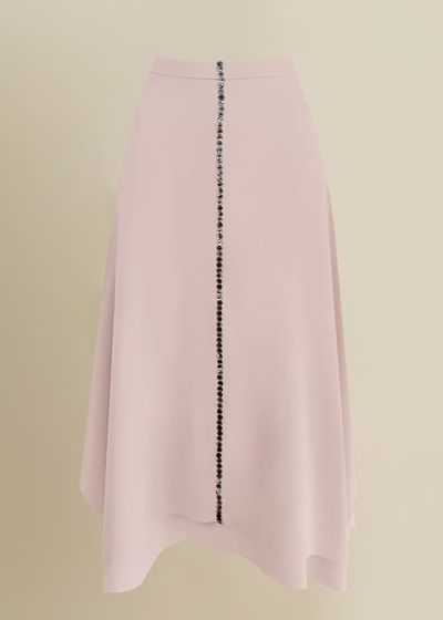 Contessa Mills Contessa Mills Coraline Flowing Brushed Satin Maxi Skirt