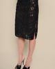 Contessa Mills Contessa Mills Fleur Sheer Abstract Lace Midi Pencil Skirt - 5