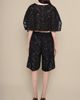 Contessa Mills Contessa Mills Fleur Sheer Lace Relaxed High-Waist Boyfriend Shorts - 3