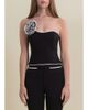 Contessa Mills Contessa Mills Helix Form-Fitting Stretch Wool Top - 1