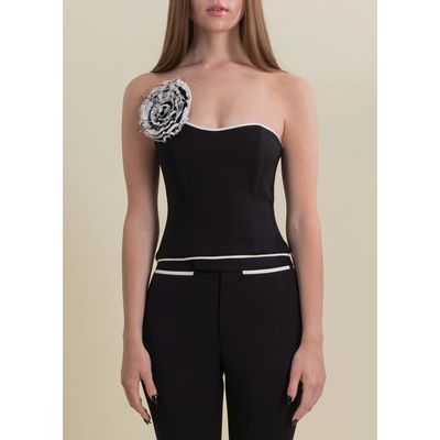 Contessa Mills Contessa Mills Helix Form-Fitting Stretch Wool Top