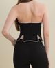 Contessa Mills Contessa Mills Helix Form-Fitting Stretch Wool Top - 3