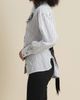 Contessa Mills Contessa Mills Helix Striped Satin-Trim Oxford Shirt - 3