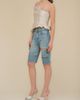 Contessa Mills Contessa Mills Le Fay Raw-Edged Pleated Satin Ruffled Top - 3