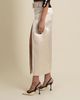 Contessa Mills Contessa Mills Morgaine Mid-Rise Fluid Elegant Shiny Sateen Skirt - 3