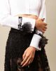 Contessa Mills Contessa Mills Raven Cropped Lace-Trim Poplin Shirt - 2