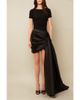 Contessa Mills Contessa Mills Sanderson Luxurious Asymmetrical Taffeta Skirt - 1