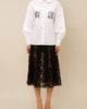 Contessa Mills Contessa Mills Tarot Embroidered Beaded Poplin Oxford Shirt - 1