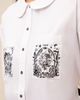Contessa Mills Contessa Mills Tarot Embroidered Beaded Poplin Oxford Shirt - 4