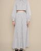Contessa Mills Contessa Mills Thomasin Striped Cotton Poplin Maxi Skirt - 2