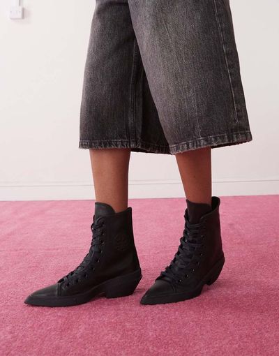Converse Converse Chuck 70 De Luxe leather cowboy boots in black