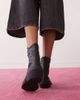 Converse Converse Chuck 70 De Luxe leather cowboy boots in black - 3