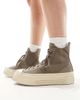 Converse Converse Chuck 70 De Luxe squared platform sneakers in brown - 2
