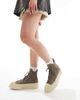 Converse Converse Chuck 70 De Luxe squared platform sneakers in brown - 4