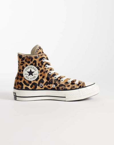 Converse Converse Chuck 70 Hi Sneakers in brown leopard print-Multi