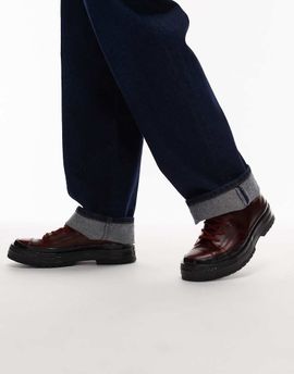 Converse Converse Chuck 70 leather loafers in bugundy-Red