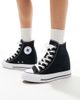 Converse Converse Chuck Taylor All Star Classic Wedge Platform sneaker in black - 1