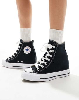 Converse Converse Chuck Taylor All Star Classic Wedge Platform sneaker in black