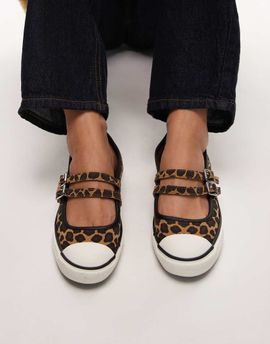 Converse Converse Chuck Taylor All Star Dainty ballet flats in leopard print-Multi