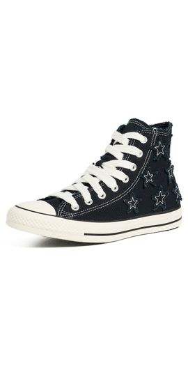 Converse Converse Chuck Taylor All Star Distressed Stars Sneakers Black/Egret/Black M 3.5/ W