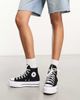 Converse Converse Chuck Taylor All Star Hi Lift canvas platform sneakers in black - 2