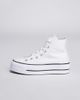 Converse Converse Chuck Taylor All Star Hi Lift canvas platform sneakers in white - 1