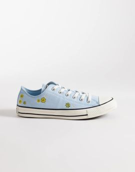 Converse Converse Chuck Taylor All Star Ox sneakers in blue embroided floral print