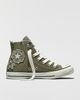 Converse Converse Women's Chuck Taylor All Star Distressed Stars High-Top Sneakers in Utility/Black/Egret, Women's at Urban Outfitters - 1