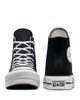 Converse Converse Women's Chuck Taylor All Star Hi Top Black & White Platform Sneakers - 4