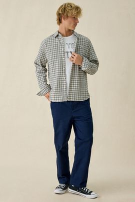 Cookman Cookman Heritage Wide Pants in Navy, Men's at Urban Outfitters