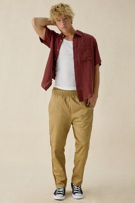 Cookman Cookman X Wienerschnitzel Semiwide Chef Pants in Tan, Men's at Urban Outfitters