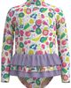 Coolibar Coolibar Cafe Kailani Long Sleeve Swimsuit, UPF 50+ Sun Protection - 1