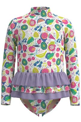 Coolibar Coolibar Cafe Kailani Long Sleeve Swimsuit, UPF 50+ Sun Protection
