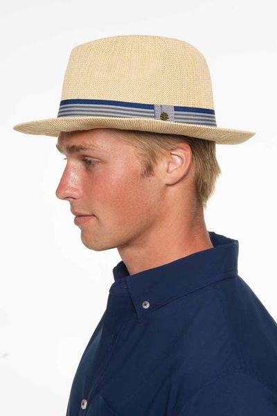 Coolibar Coolibar Men's 1st Street Classic Fedora, Upf 50+ Sun Protection